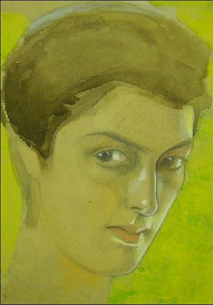 gouache, watercolor, paper, 32.5х24.3, Picture Gallery of Abkhazia