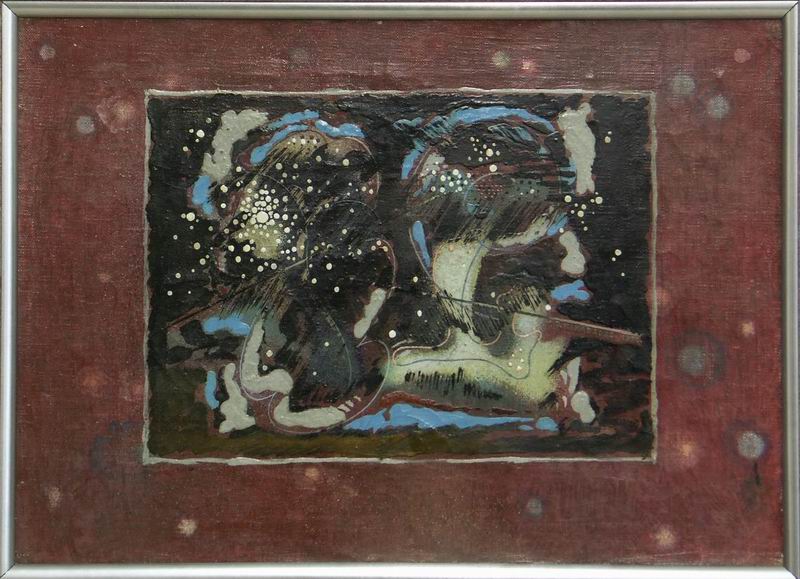 oil on cardboard, 57X67, 1927; Georgian National Museum