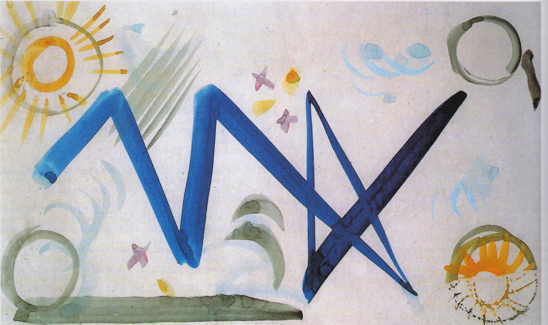 water-color, paper, 22x33, 1922-1923
