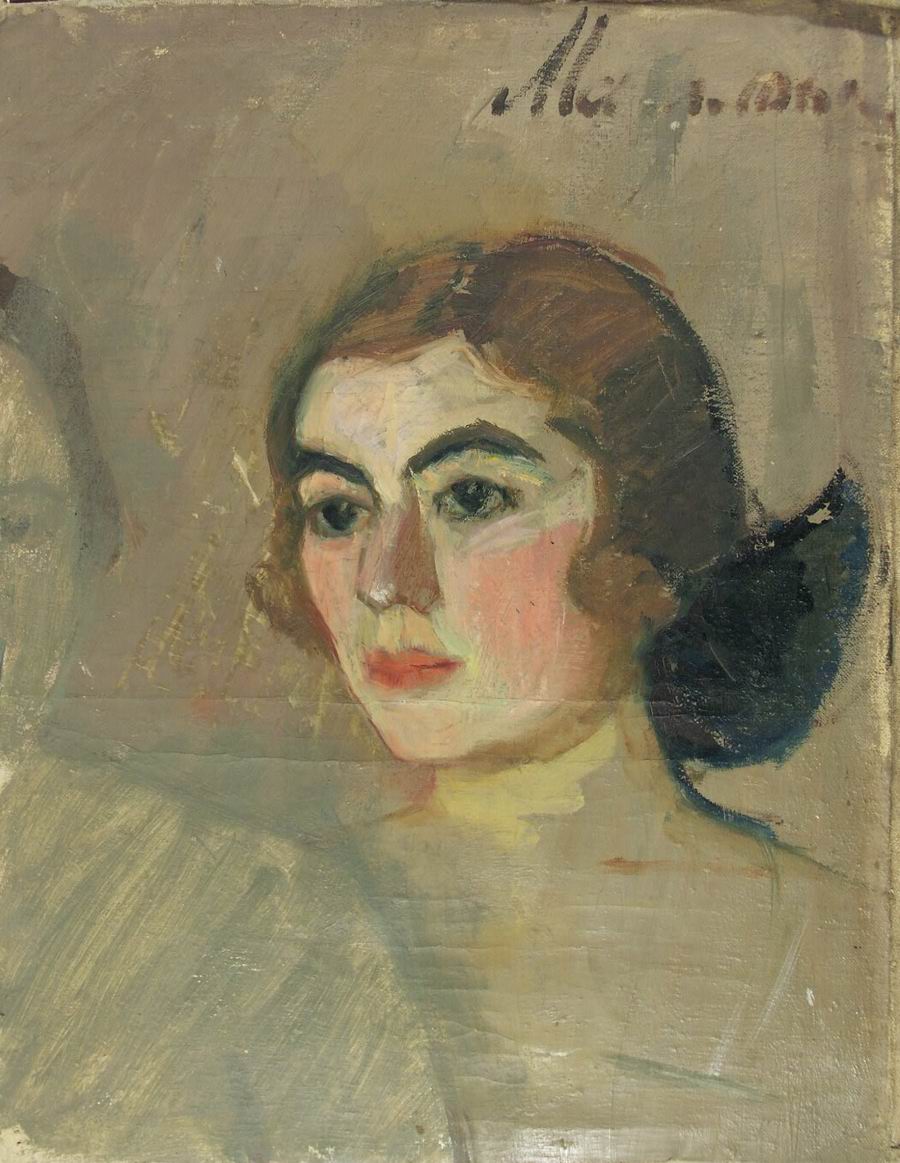 oil on canvas, 44x35, 1930s, Georgian National Museum