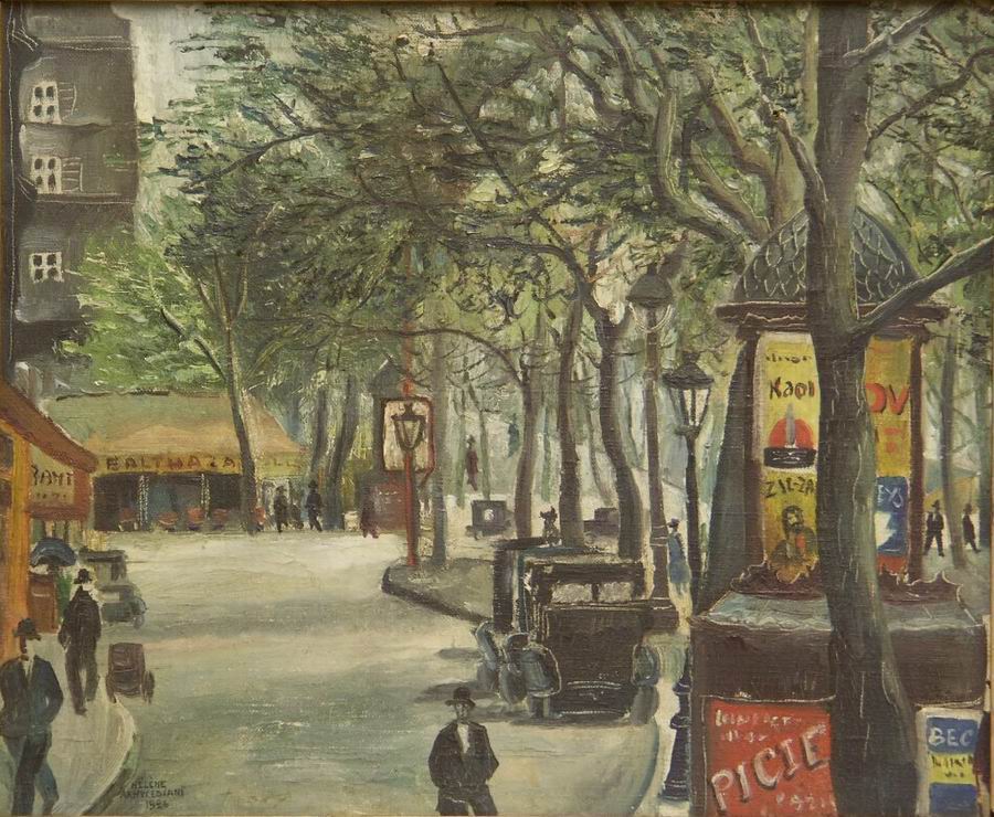 oil on canvas, 38X46, Paris 1926 Georgian National Museum