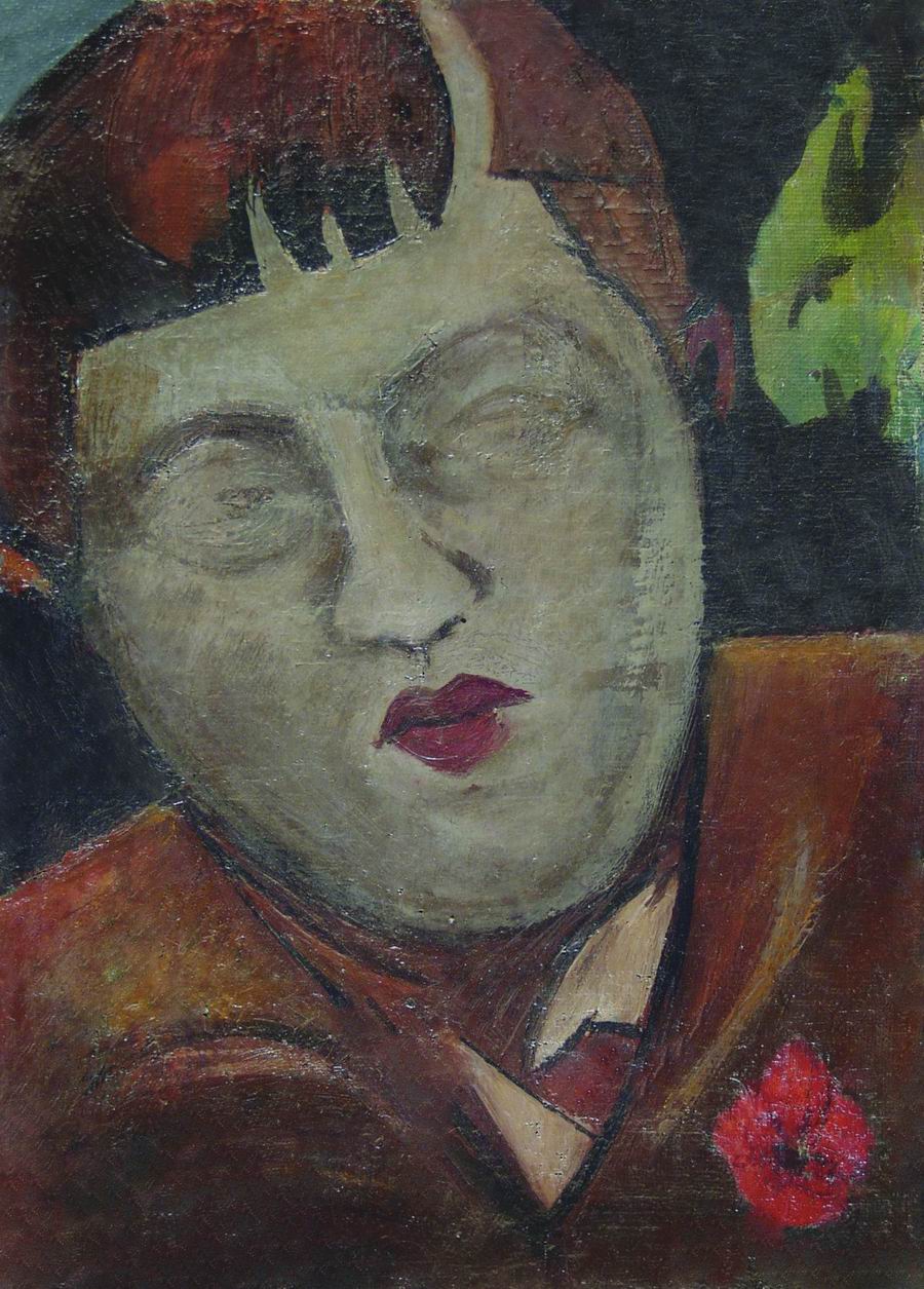 oil on canvas 32x22, 1920 Kh. Melikishvilis collection