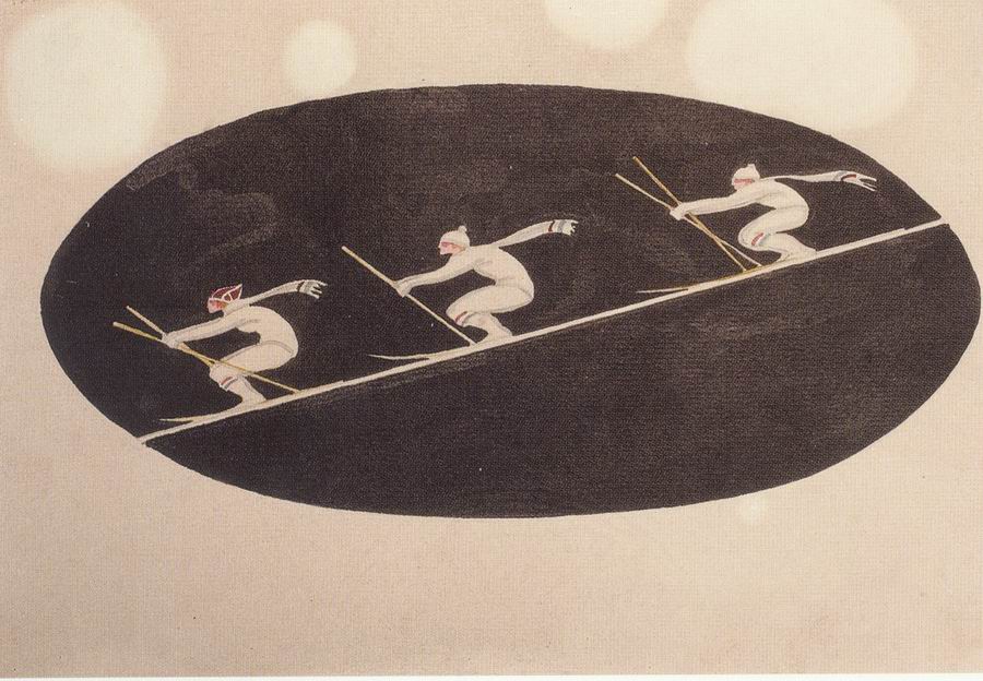 ქაღალდი, ფანქარი, გუაში, 19X28 1931 თეატრის, მუსიკის, კინოსა და ქორეოგრაფიის სახელმწიფო მუზეუმი