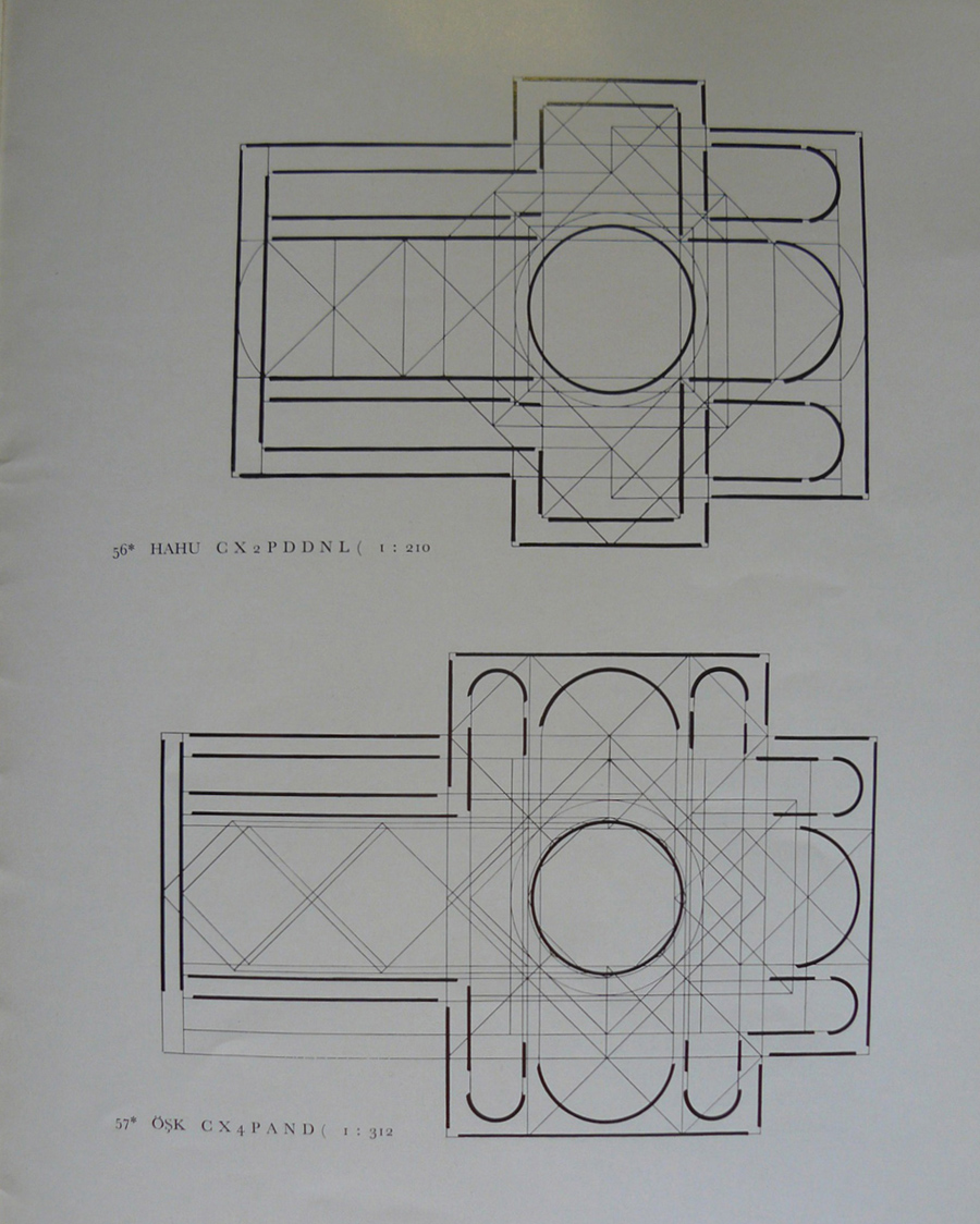 Plans of churches. From Ruy Gonzales de Clavijo  in Georgia. Observations about His Journey from Avnik  to Trabzon in September 1405, 1964
